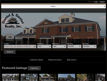 Tablet Screenshot of danielrealtors.com